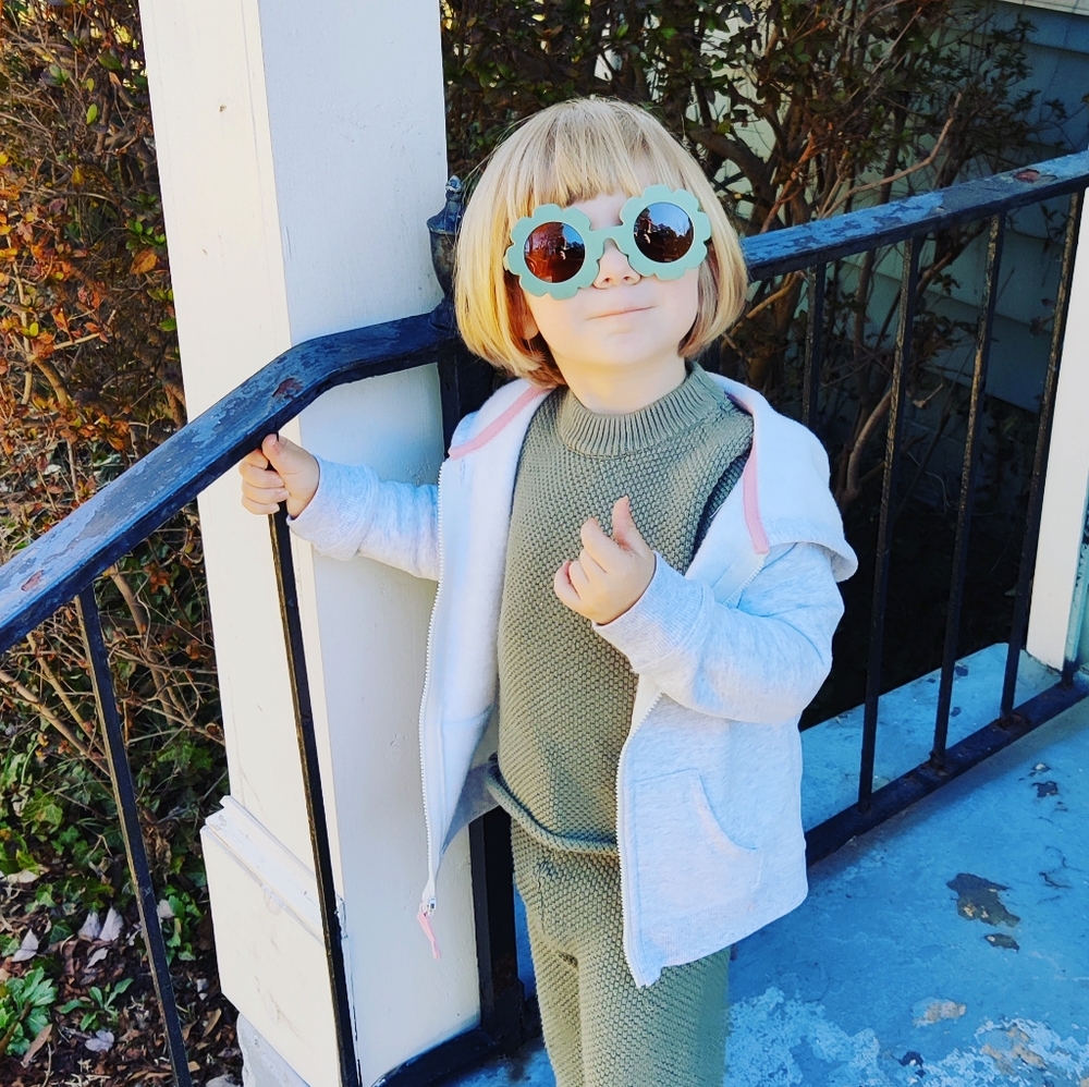 Olive + Scout Sage Green Willow Knit Set
